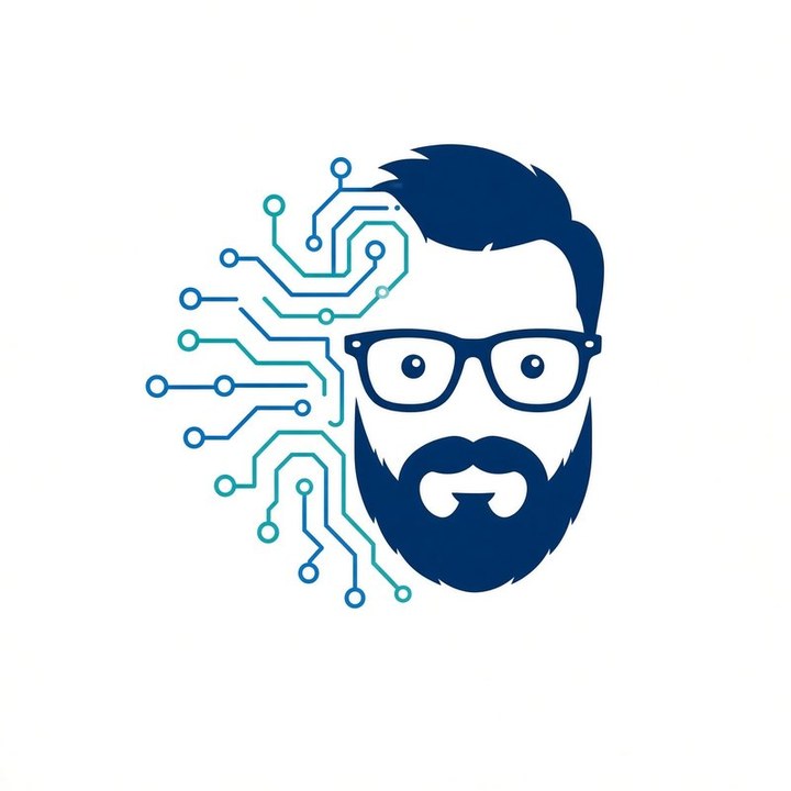 GeekDad circuit-face brand mark